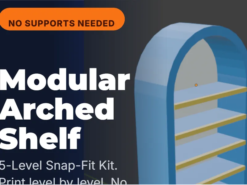 Modular Arched Shelf