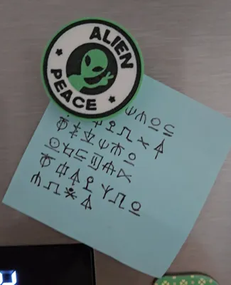 Alien Fridge Magnet