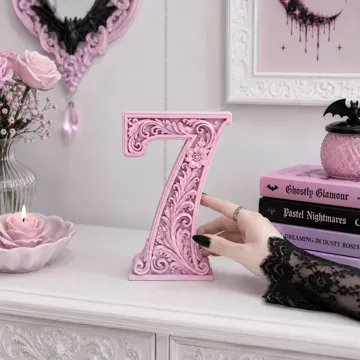 Estante o repisa: Goth Baroque Number 7 Floral Shelf gothic Decor — vista de referencia 4