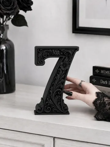 Estante o repisa: Goth Baroque Number 7 Floral Shelf gothic Decor — vista de referencia 2