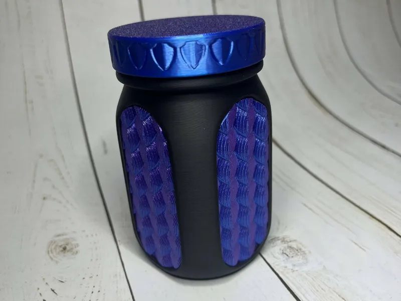 Dragon Scale Mason Jar ** No AMS ** No Supports**