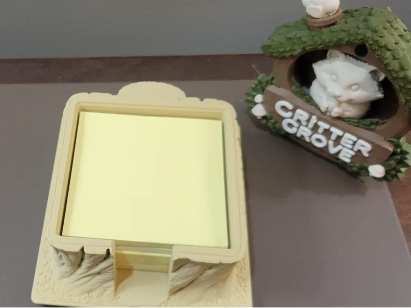 Stump Sticky Note Holder – Critter Grove