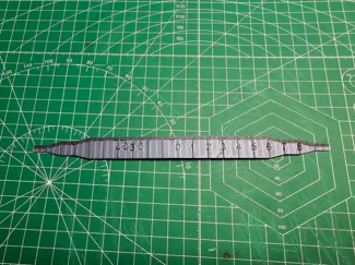 Headstontool Reference ruler with mm graduation 