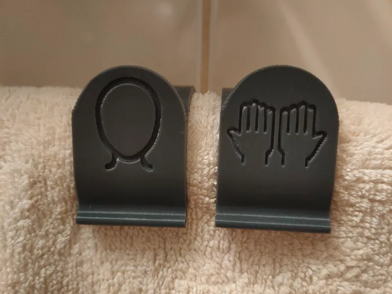 Towel clip for dryer towel anchors