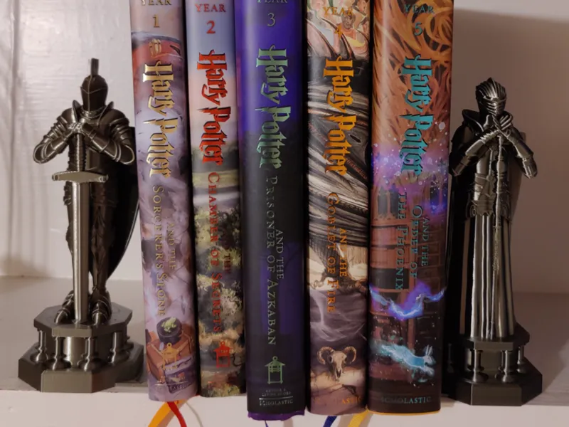 Harry Potter Chess King and Queen Bookends