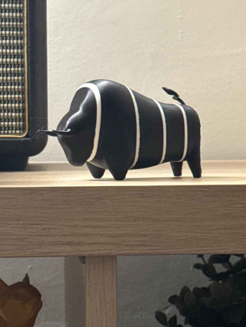 Bull sculpture Spy Family 
