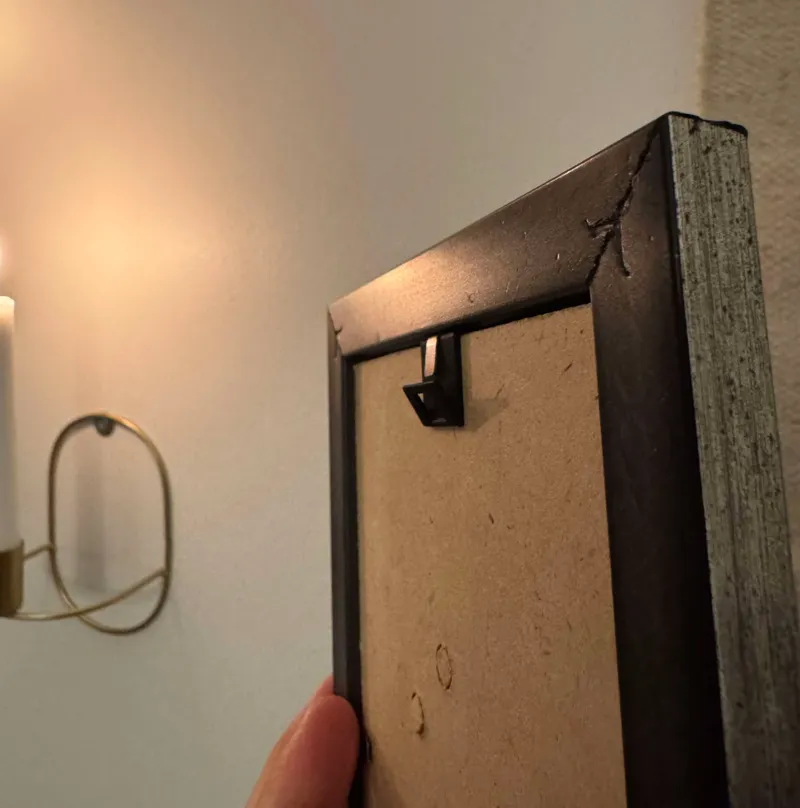Hanger for picture frame