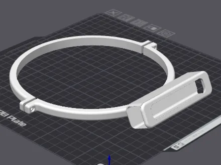 Baxter head Realsense D415 holder