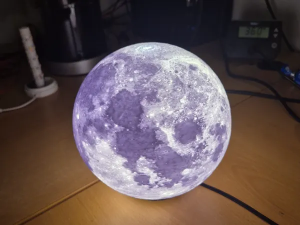 Lampe lune 18 cm