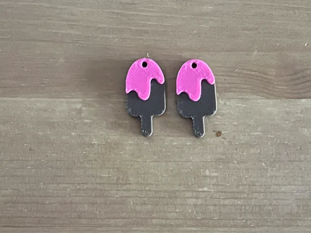 ice lolly earrings