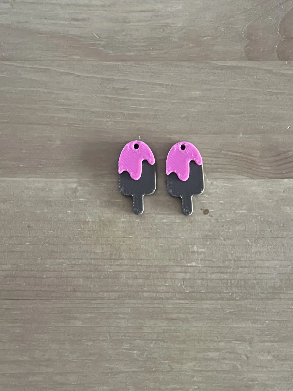 ice lolly earrings view 2