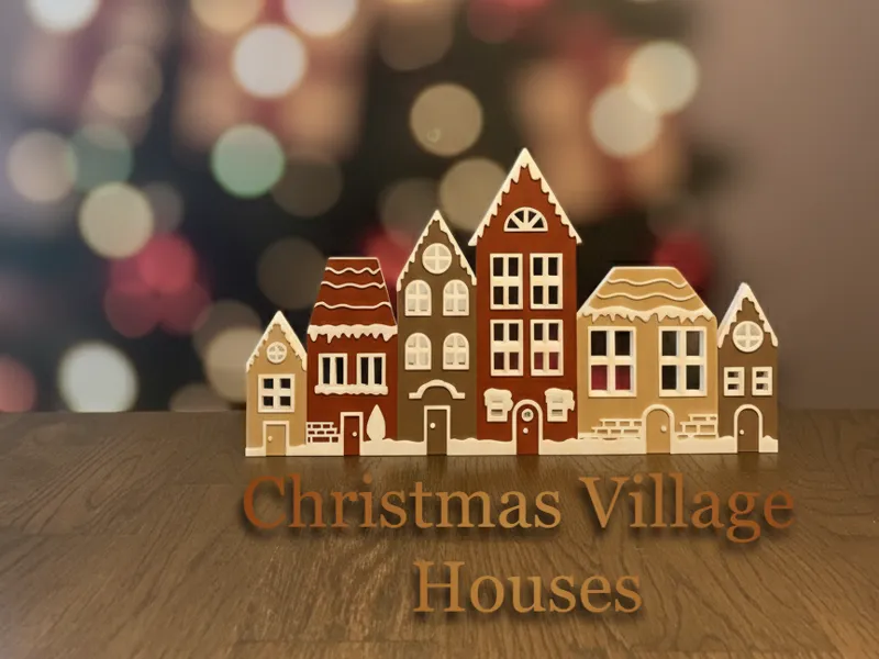Christmas Village Houses