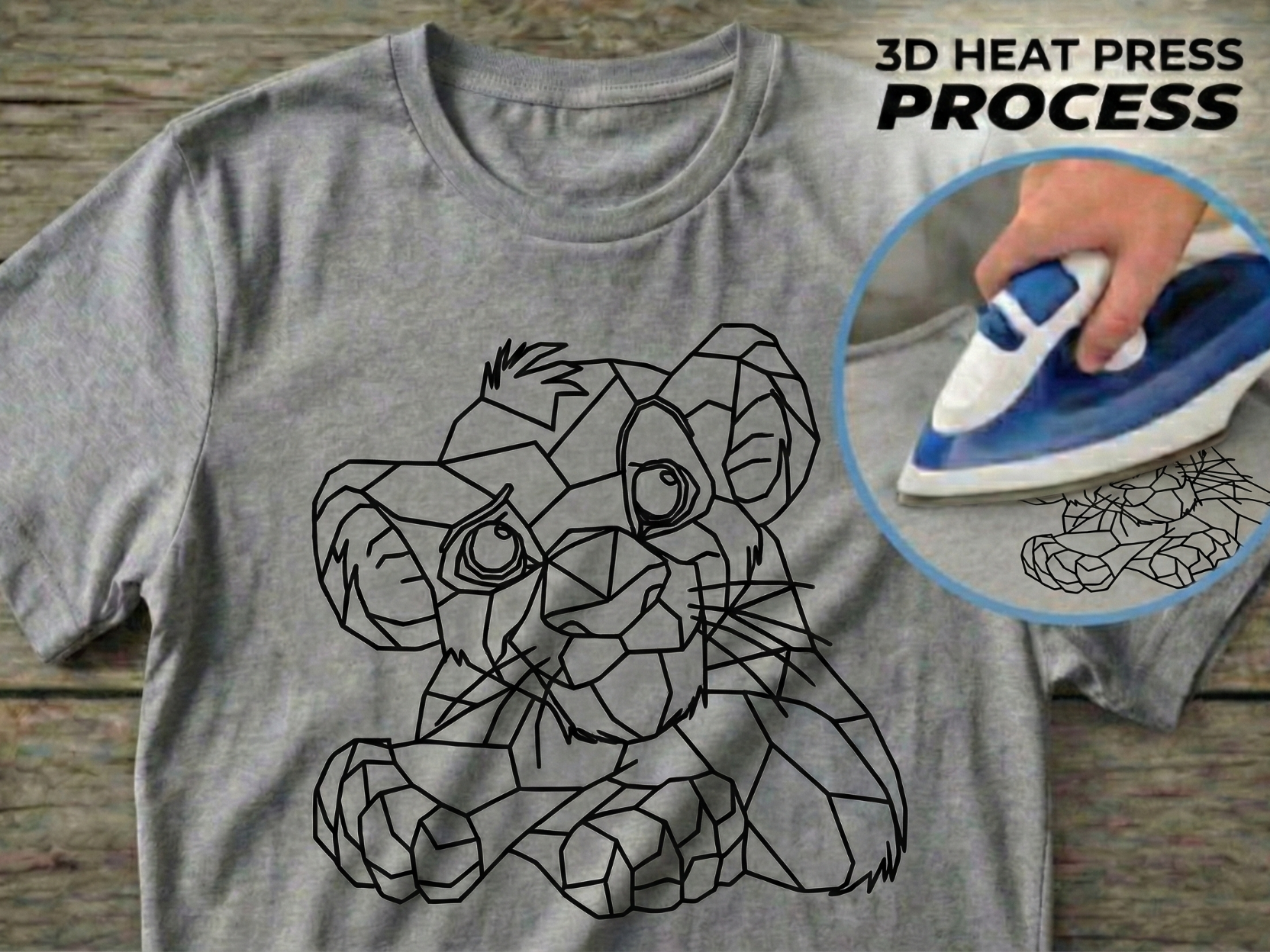 T-shirt Print - Simba Lion King