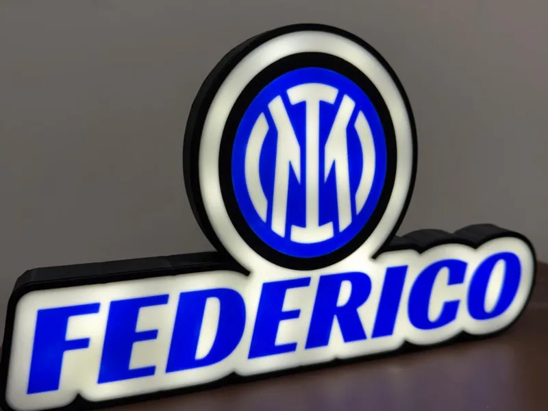 Lightbox inter con nome federico