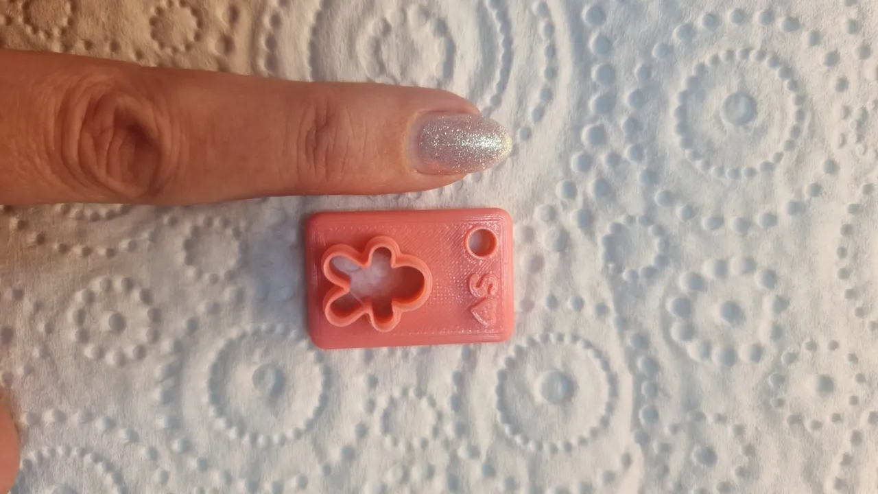 Polymer Clay Earring Cutter - Gingerbread Man view 3