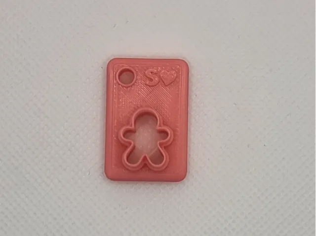 Polymer Clay Earring Cutter - Gingerbread Man
