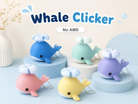 Accesorio para impresora 3D: Whale Clicker (No AMS) — referencia de MakerWorld