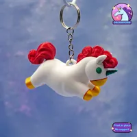 Porte-clés licorne super-héros — photo 4