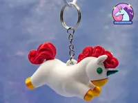 Porte-clés licorne super-héros — photo 1