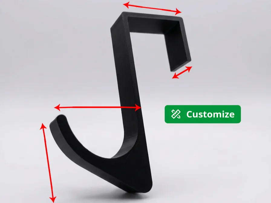Letrero o emblema decorativo: Door Hook Generator. Referencia del modelo original.