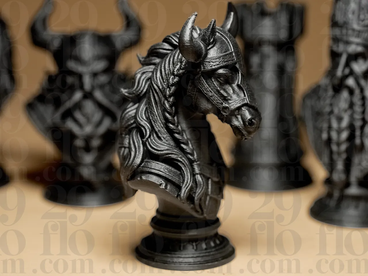 Chess Set Nordic/Viking Stylized view 4