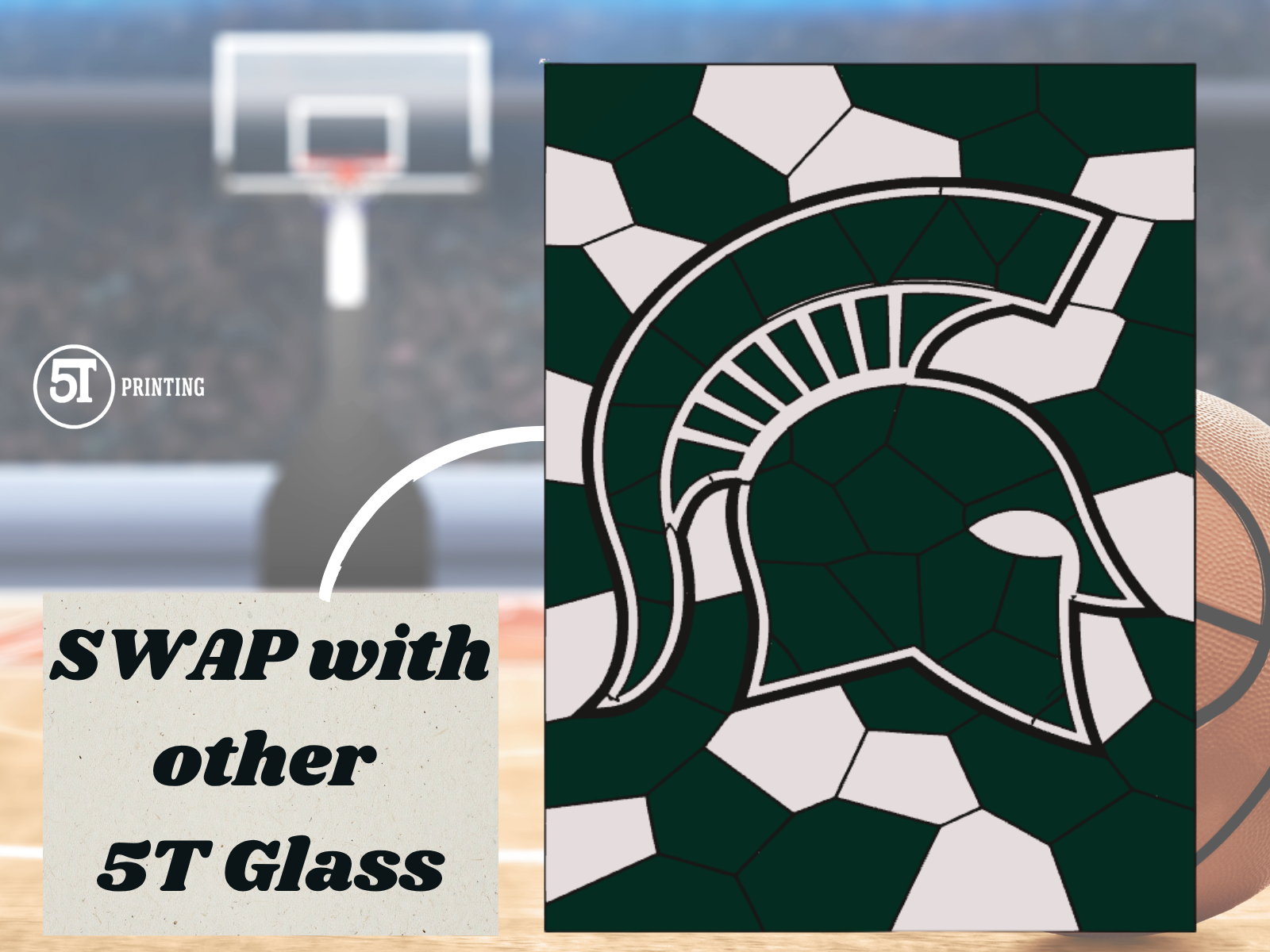 Michigan State Classic Light (swappable glass)