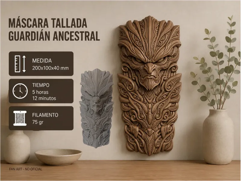 Tribal Dragon Totem Wall Art | Tiki Wall Decor