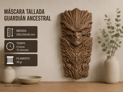 Tribal Dragon Totem Wall Art | Tiki Wall Decor