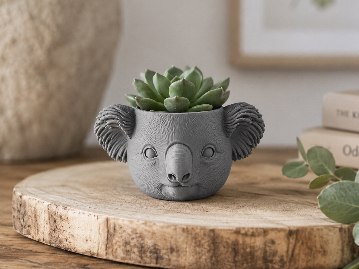 Mini Planter - Realistic Koala