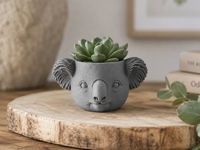 Mini Planter - Realistic Koala