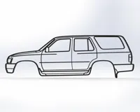Décoration murale Toyota 4Runner 2e génération — photo 3
