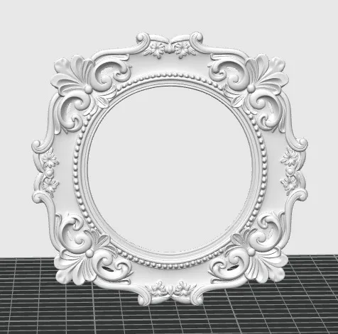 Old circular portrait - Free 3D Print Model - MakerWorld