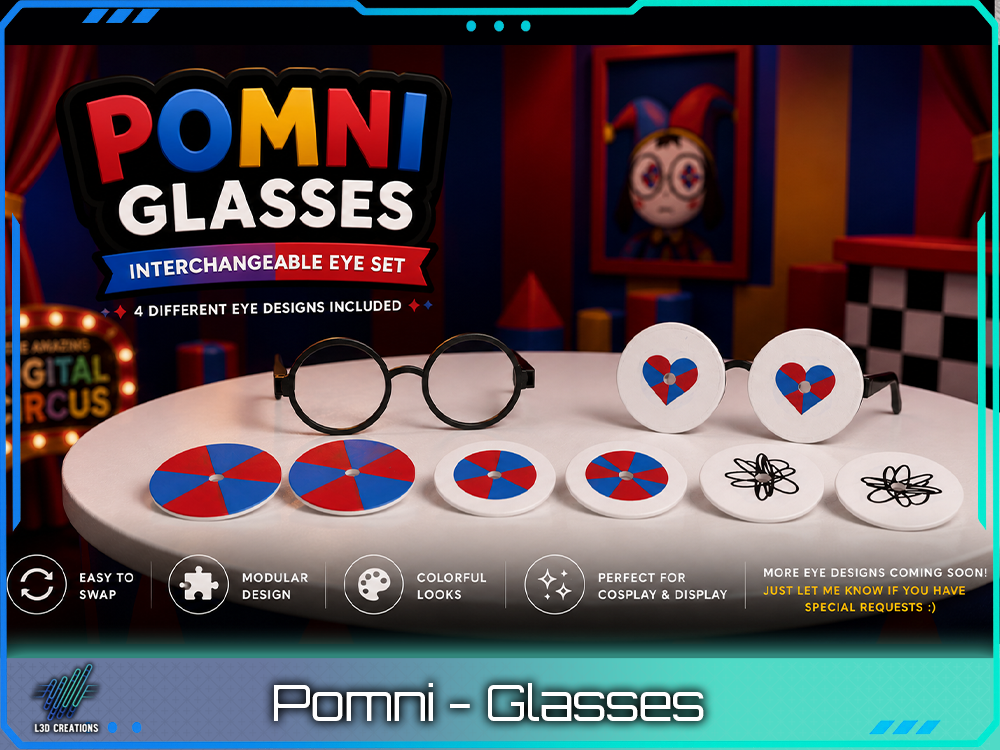 TADC Pomni Augen Brille