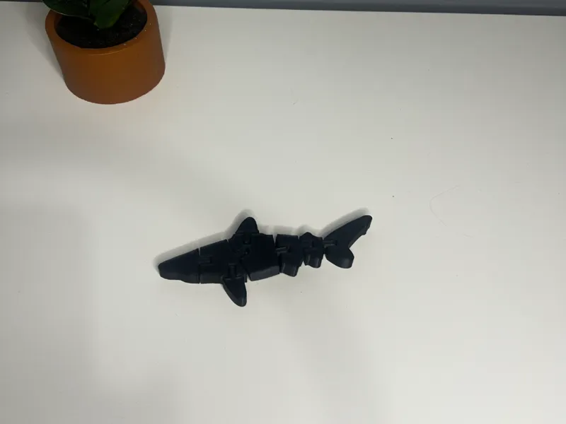Flexi shark toy