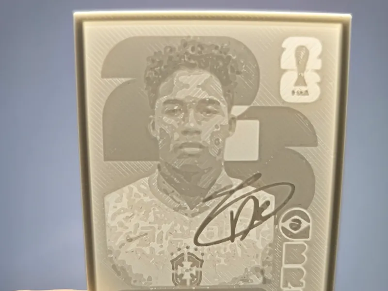 Cromo en 3D de Endrick (Album Panini 2026)