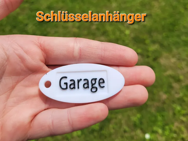 Schlüsselanhänger - Garage