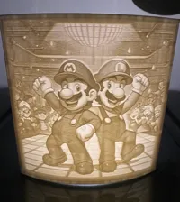 Veilleuse lithophanie Mario — photo 2