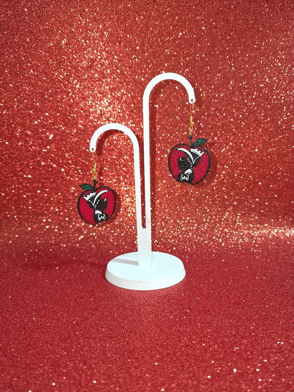 Snow White earrings view 3