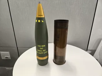 105 MM Artillery Shell 1:1 scale