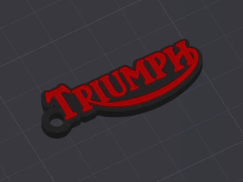 Triumph Keychain