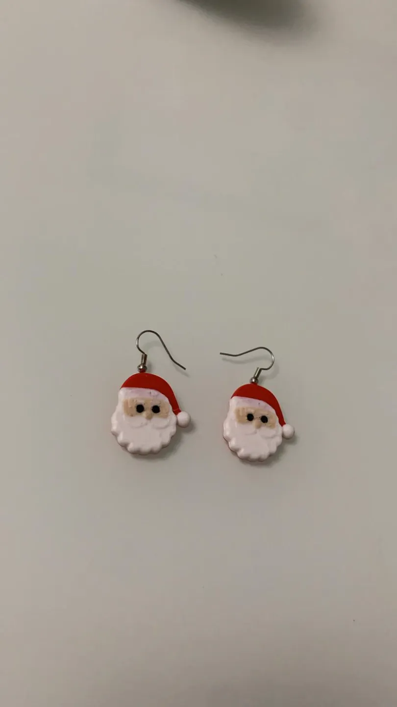 CUTE SANTA CLAUS EARRINGS view 2