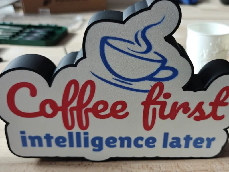 cafe light box