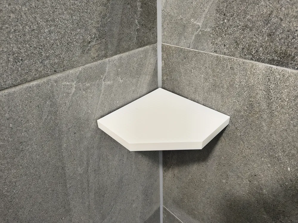Octagon Bathroom Corner Shelf – Hidden Mount - Free 3D Print Model ...