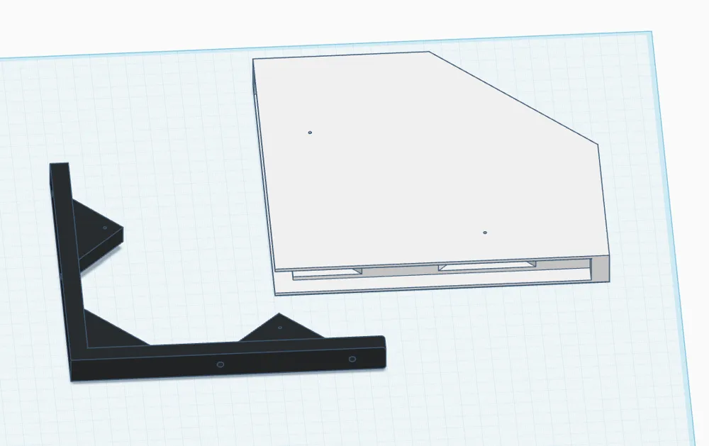 Octagon Bathroom Corner Shelf – Hidden Mount - Free 3D Print Model ...