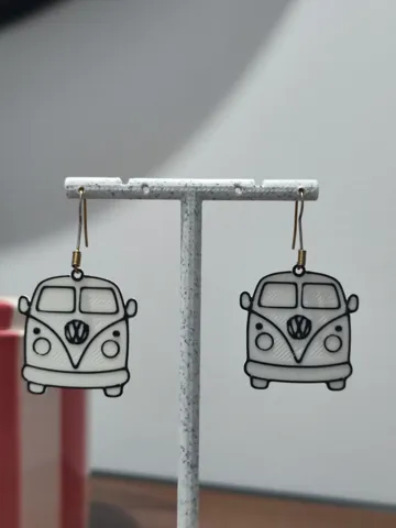 Pendientes: Aretes Furgoneta Vintage — vista de referencia 2
