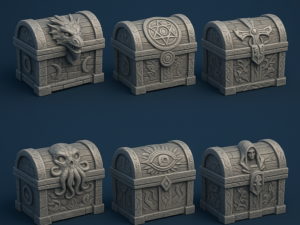 Fantasy Treasure Chests Pack