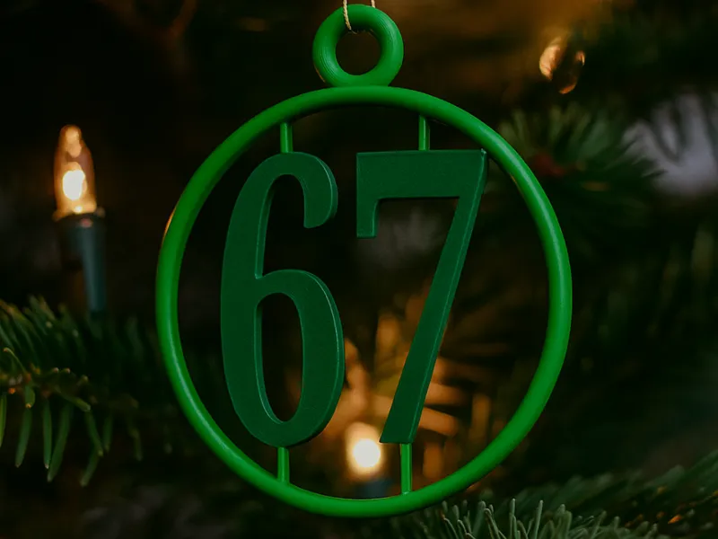 67 Christmas Ornament