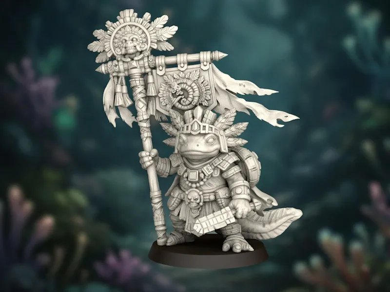 Axolotl Army - Standard Bearer