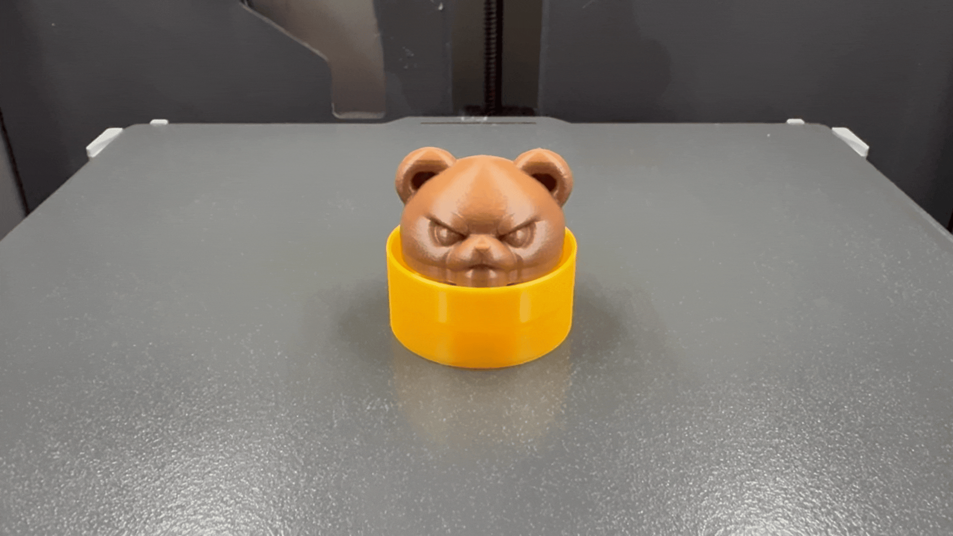 The Grumpy Bear Clicker Fidget Toy