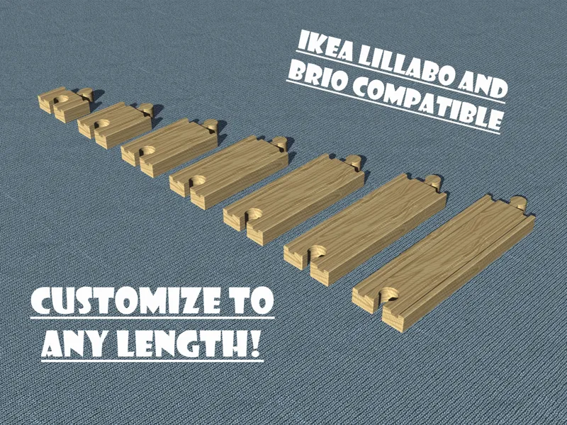 Brio / Lillabo - Any Length Straight Track